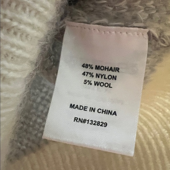 Tularosa Lana Fair Isle sweater in pink and cream with a cropped fit - Picture 3 of 3